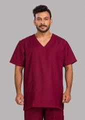 Maroon-Scrub for men 