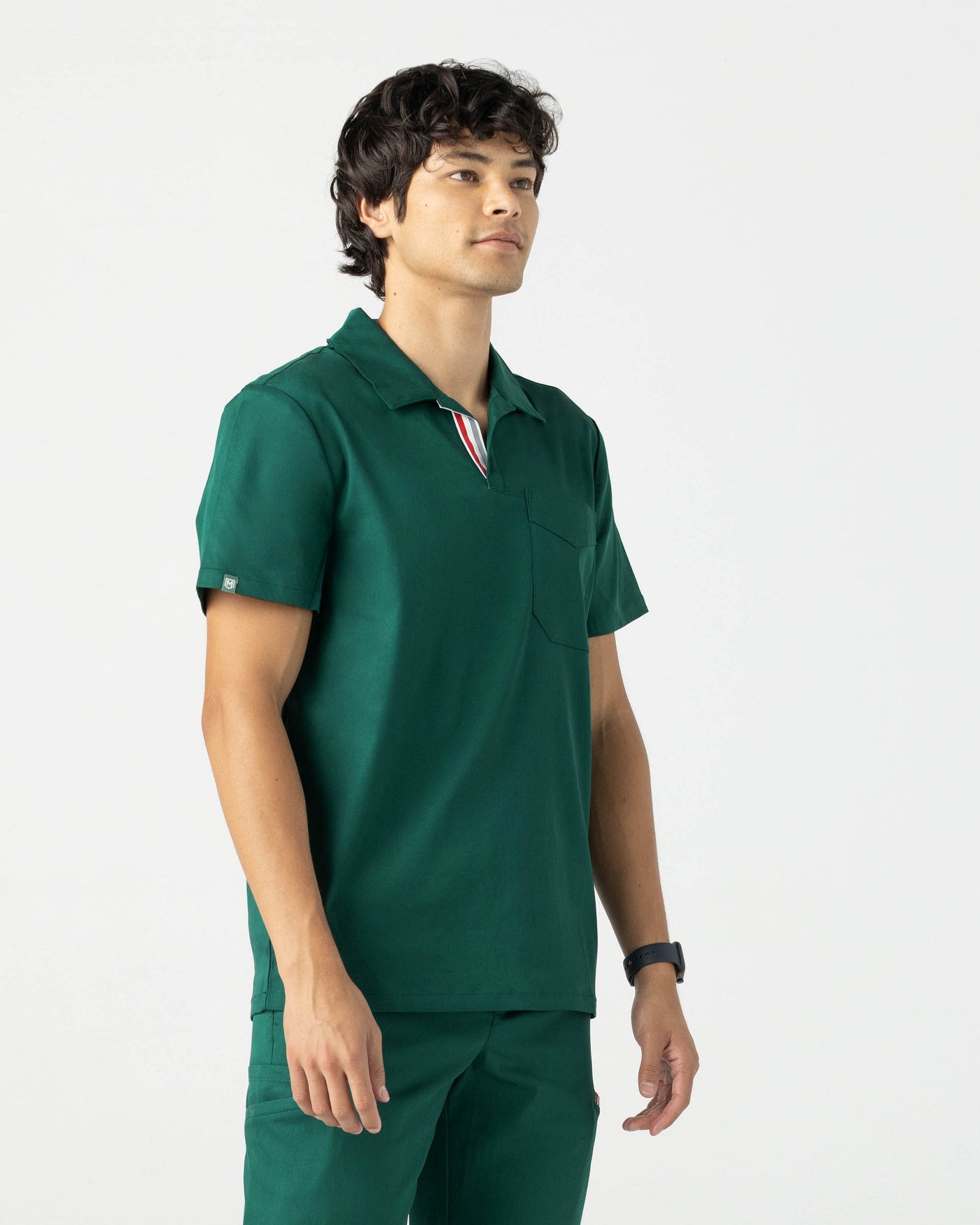 Teal green-Scrub for men 
