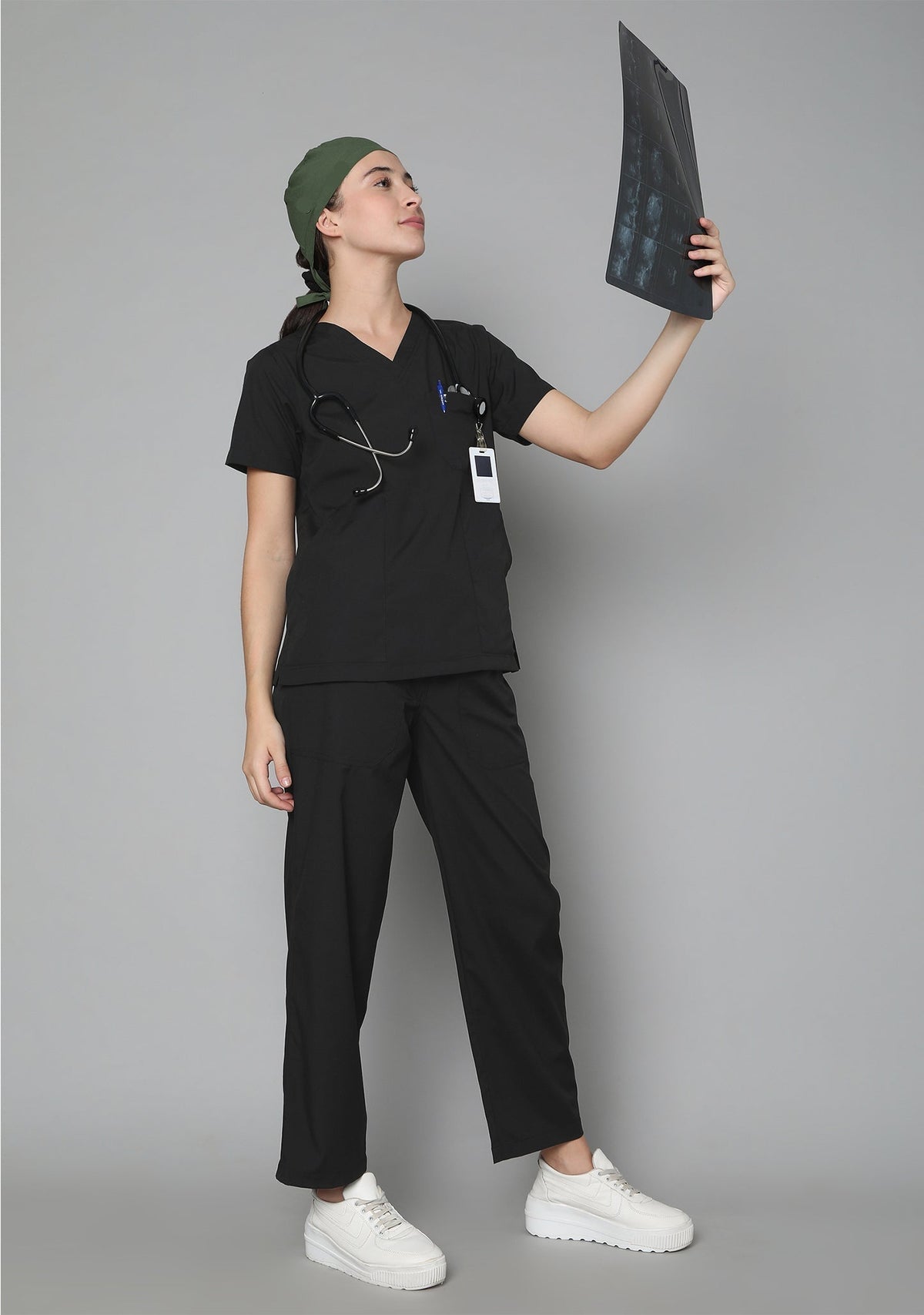 Meditex Elite scrub Suit-Women (Gray)