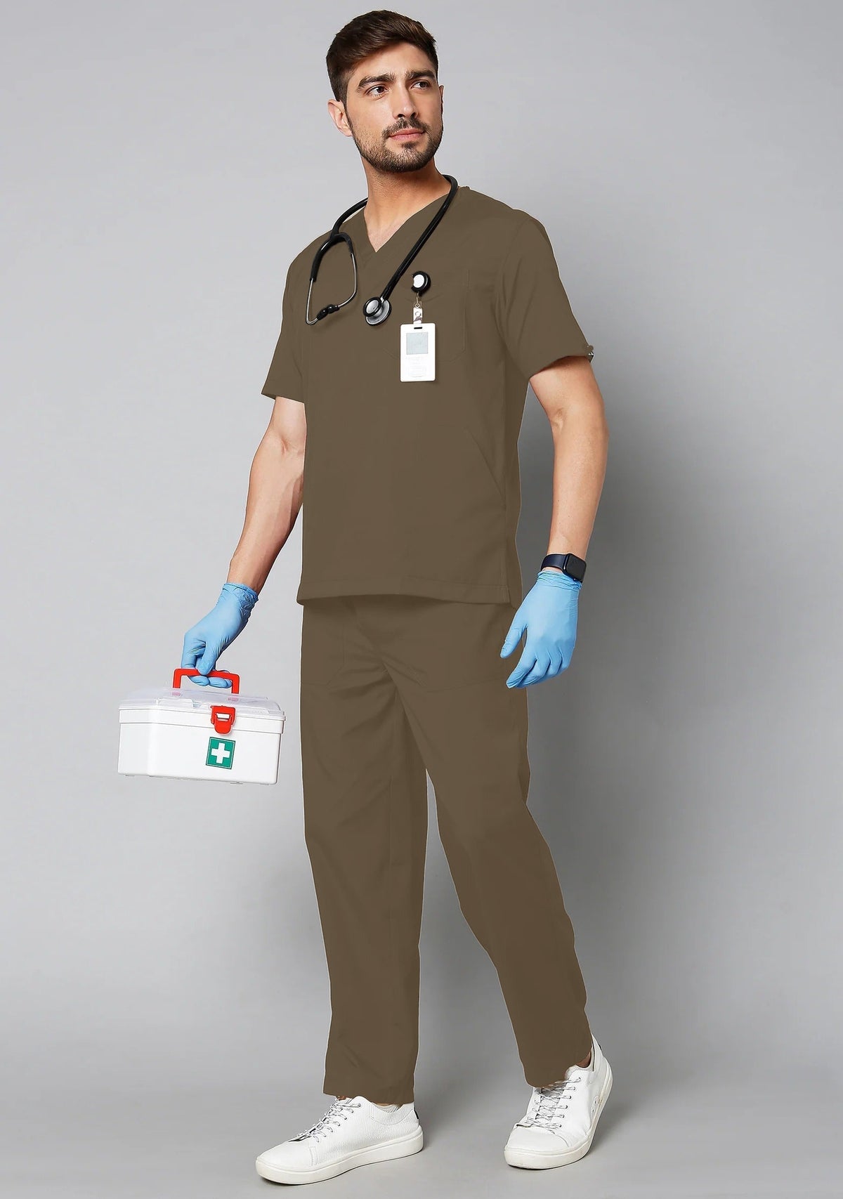 MedEase Wear Scrubs - Men (Camel)