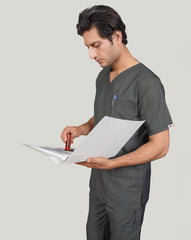 gray-Scrub suit for men 