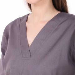 gray scrub suit for women 