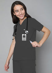 Meditex Elite scrub Suit-Women (Gray)