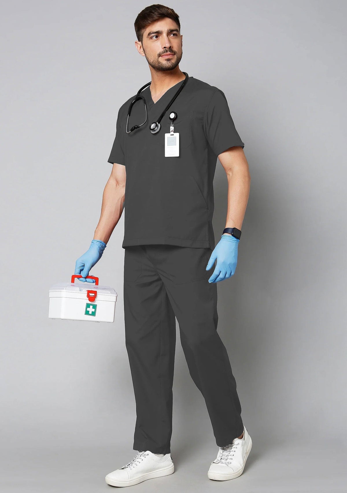 MedEase Wear Scrubs - Men (Gray)