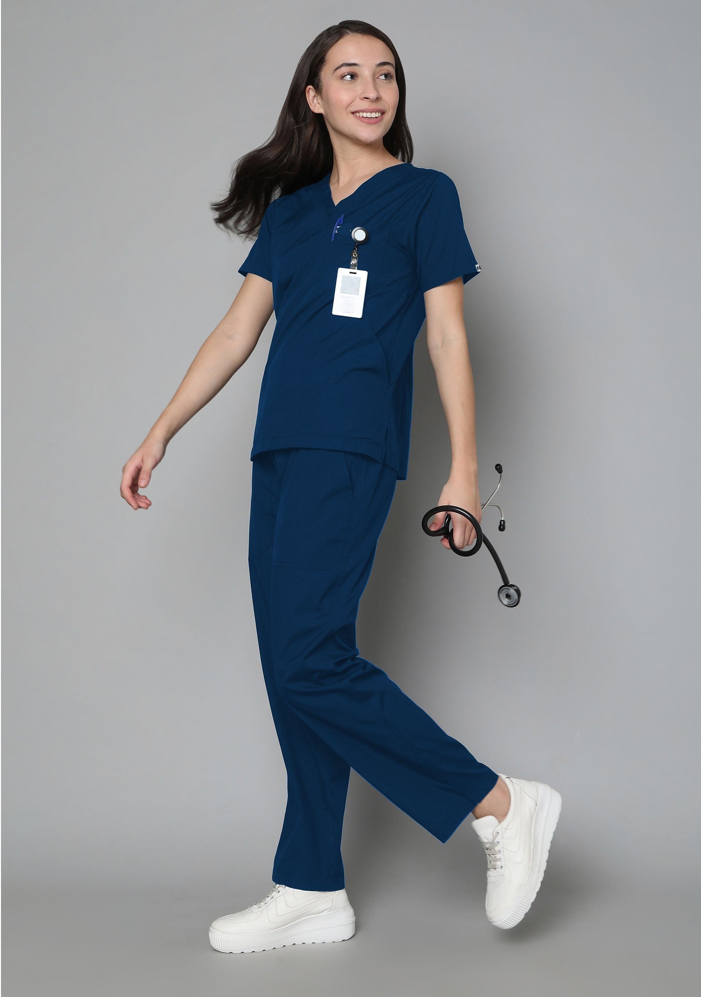 HK Elite scrub Suit-Women (Blue)