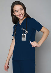 HK Elite scrub Suit-Women (Blue)