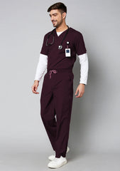 MedEase Wear Scrubs - Men (Mahroon)