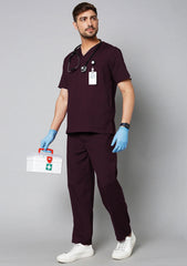 MedEase Wear Scrubs - Men (Mahroon)