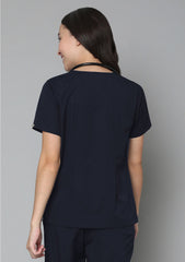 HK Elite scrub Suit-Women (Navy Blue)