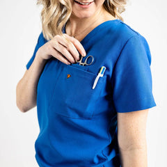 navy blue scrub suit for women 