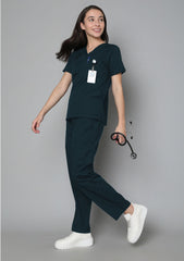 HK Elite scrub Suit-Women (Teal)
