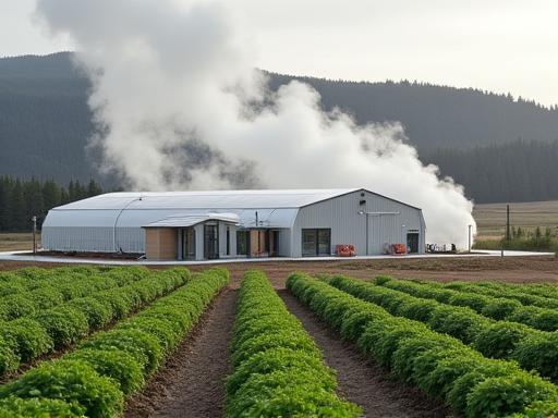 Geothermal energy integration with agricultural systems