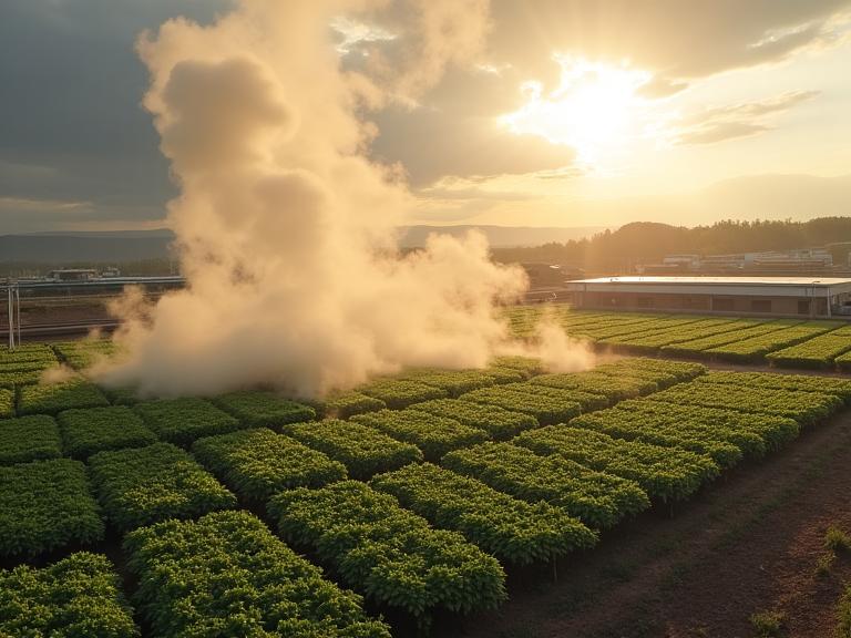 Geothermal energy systems powering agricultural operations